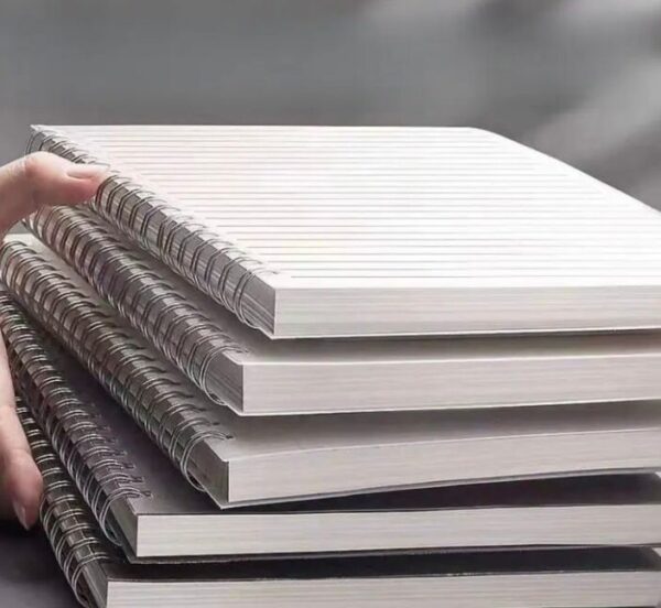 Cuaderno tapa transparente